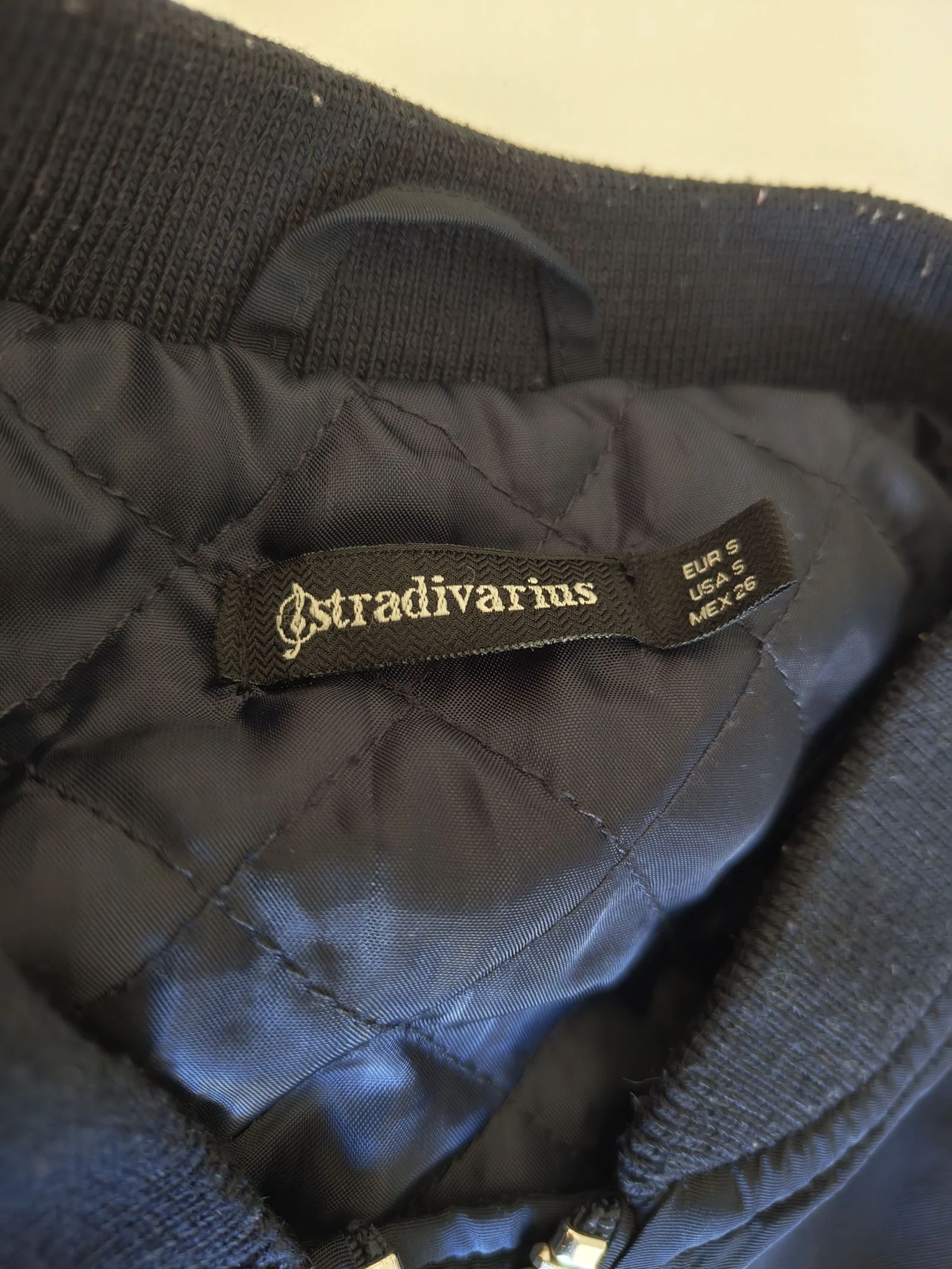 Dark blue Stradivarius ladies jacket – photo 4